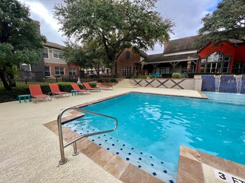 Extensive Resort Inspired Pool Deck Extensive Resort Inspired Pool Deck at The Jax Apartments, Texas, 78230 - Photo Gallery 3