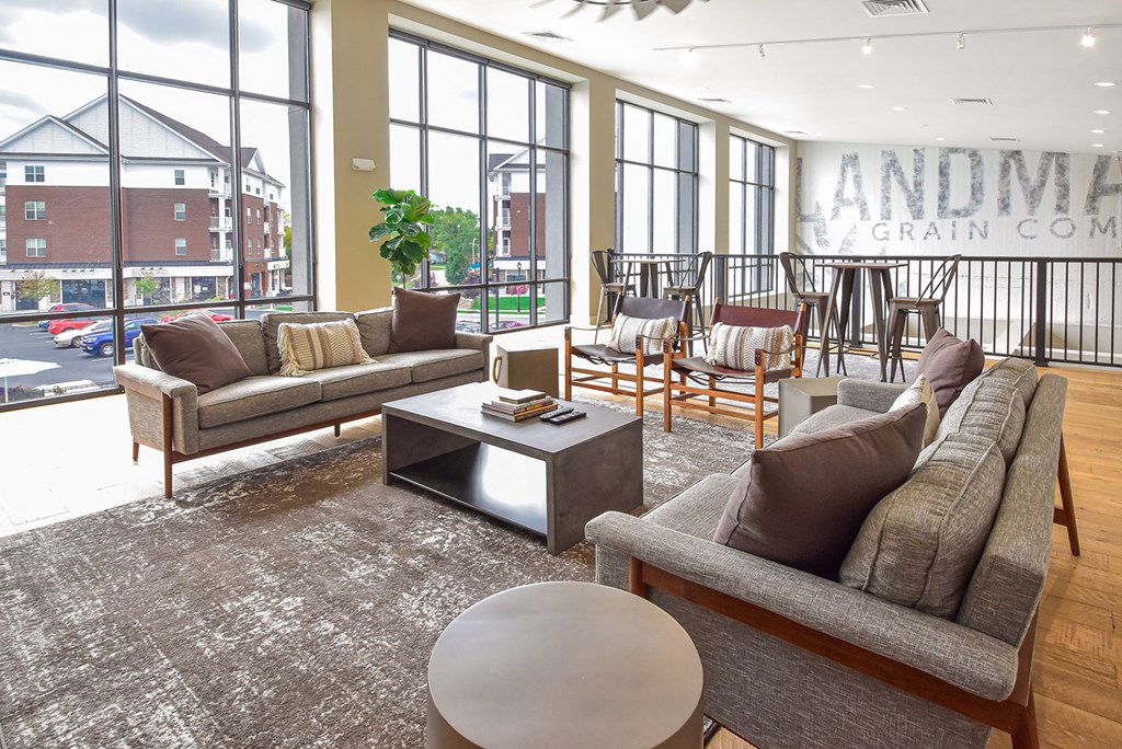 Clubhouse at Landmark Lofts Apartments in Hilliard Ohio