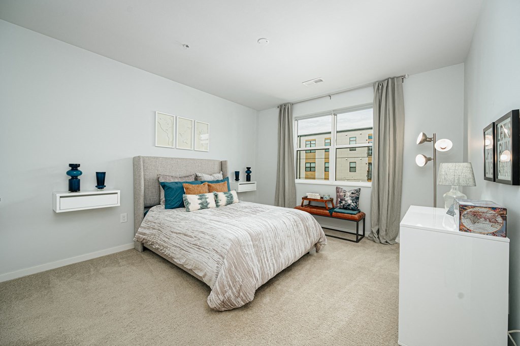 Bedroom at The Pointe at Polaris Apartments