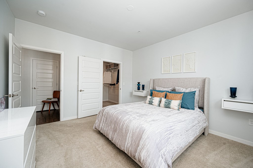 Bedroom at The Pointe at Polaris Apartments