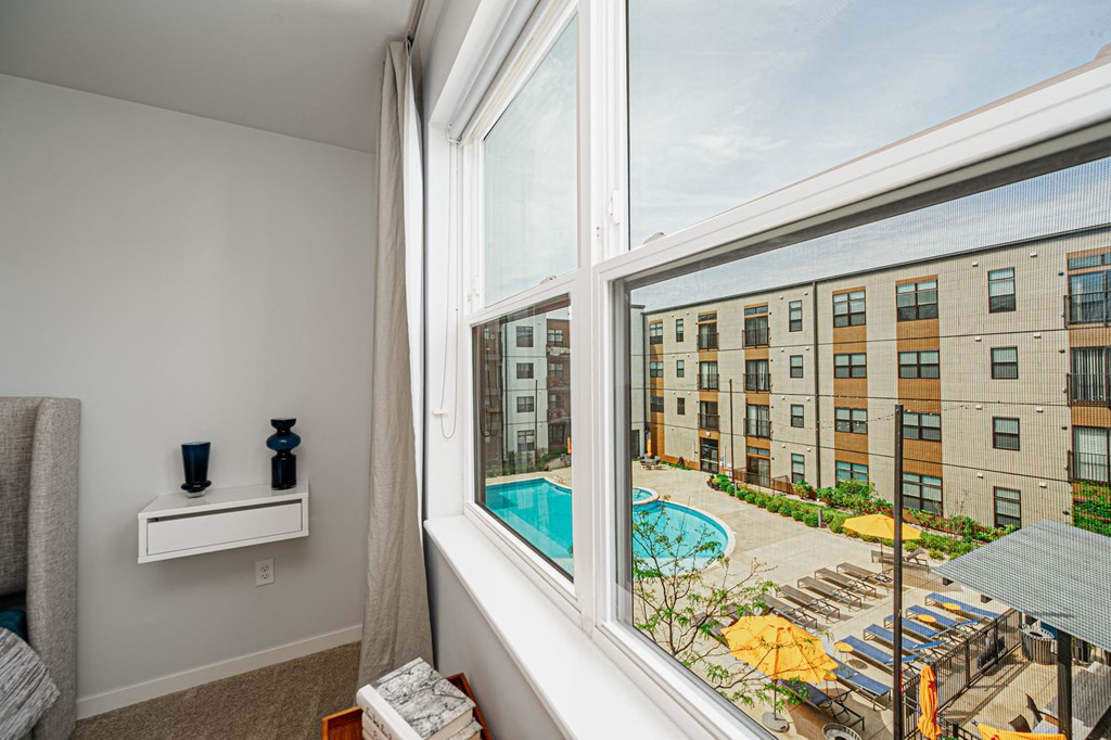 Bedroom at The Pointe at Polaris Apartments