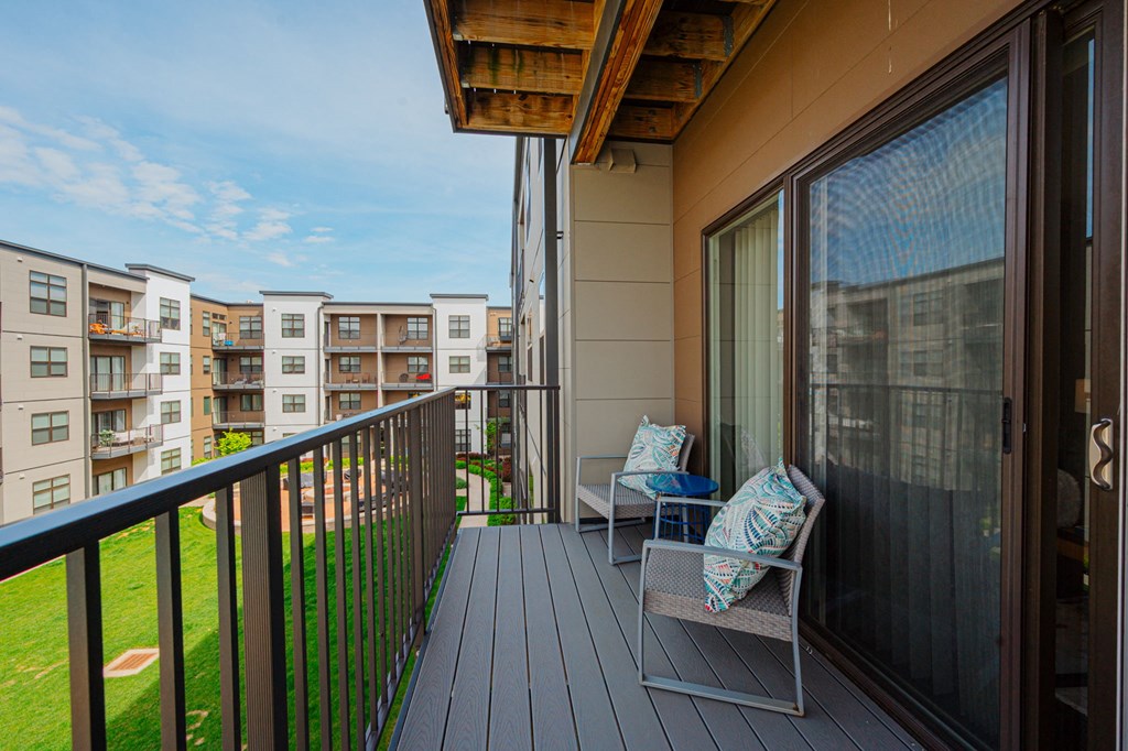 Balcony at The Pointe at Polaris Apartments