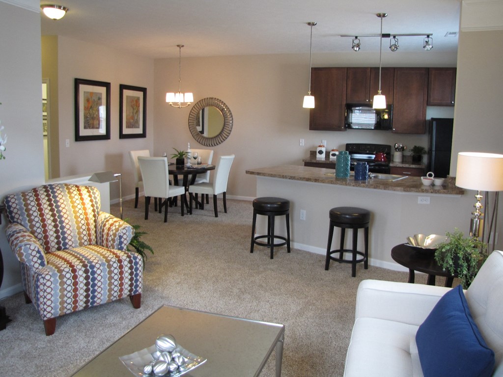 Living room of apartment