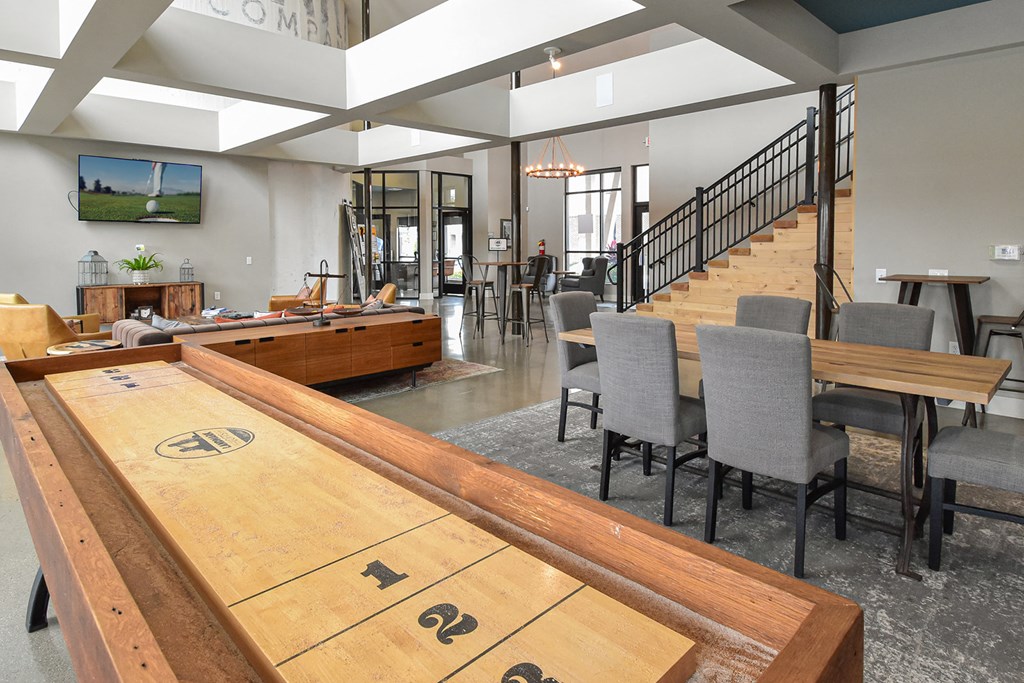 Clubhouse at Landmark Lofts Apartments in Hilliard Ohio