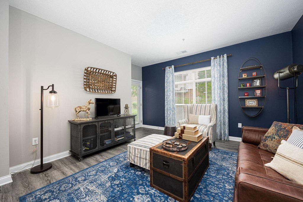 living room at landmark lofts