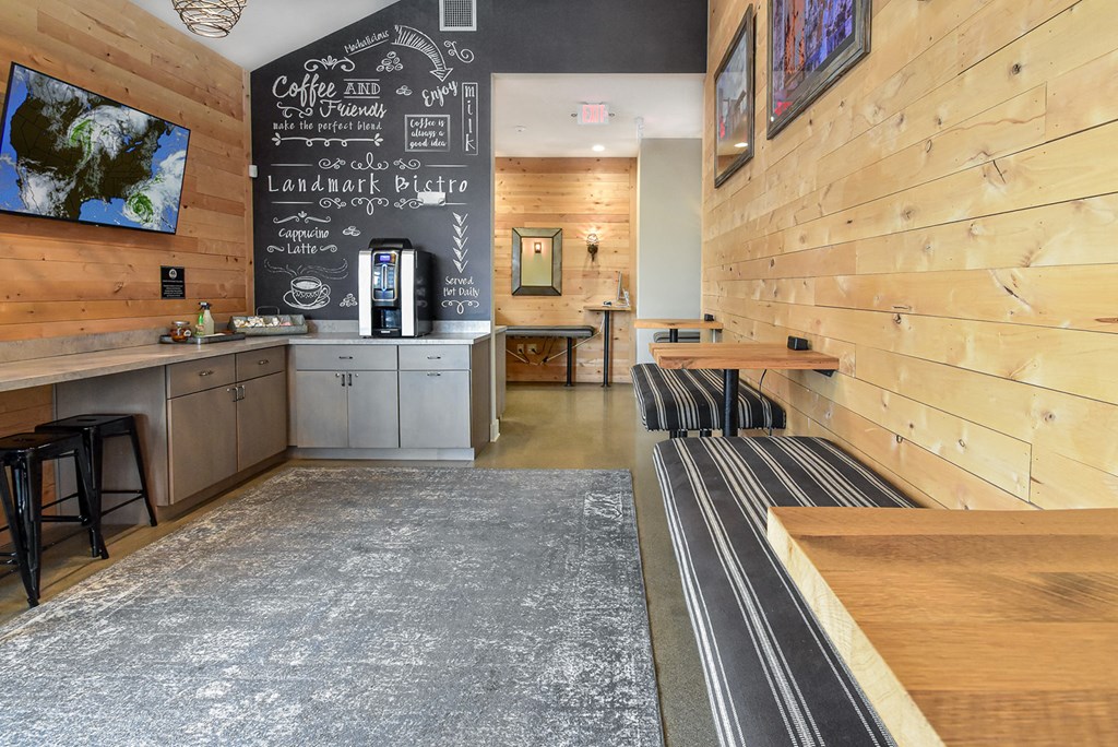 Clubhouse at Landmark Lofts Apartments in Hilliard Ohio