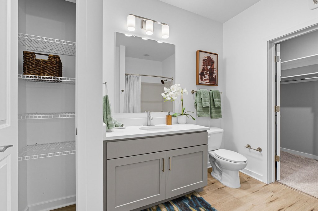 bathroom at the galaxy at polaris