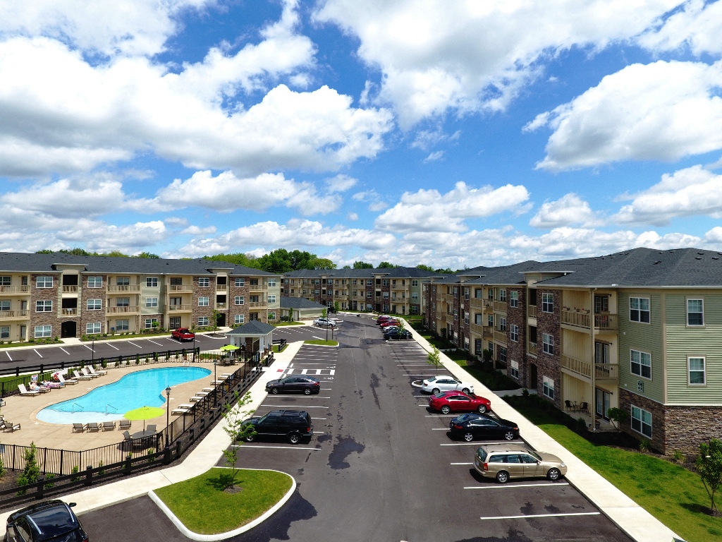 Aerial image of albany corners