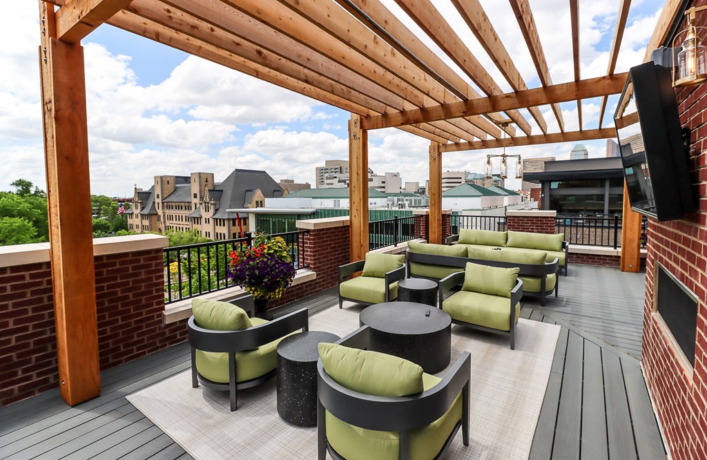our apartments showcase a beautiful rooftop terrace