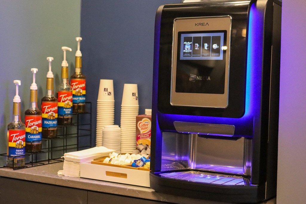 Free Coffee Bar at Northstar Flats Apartments in Sunbury, OH