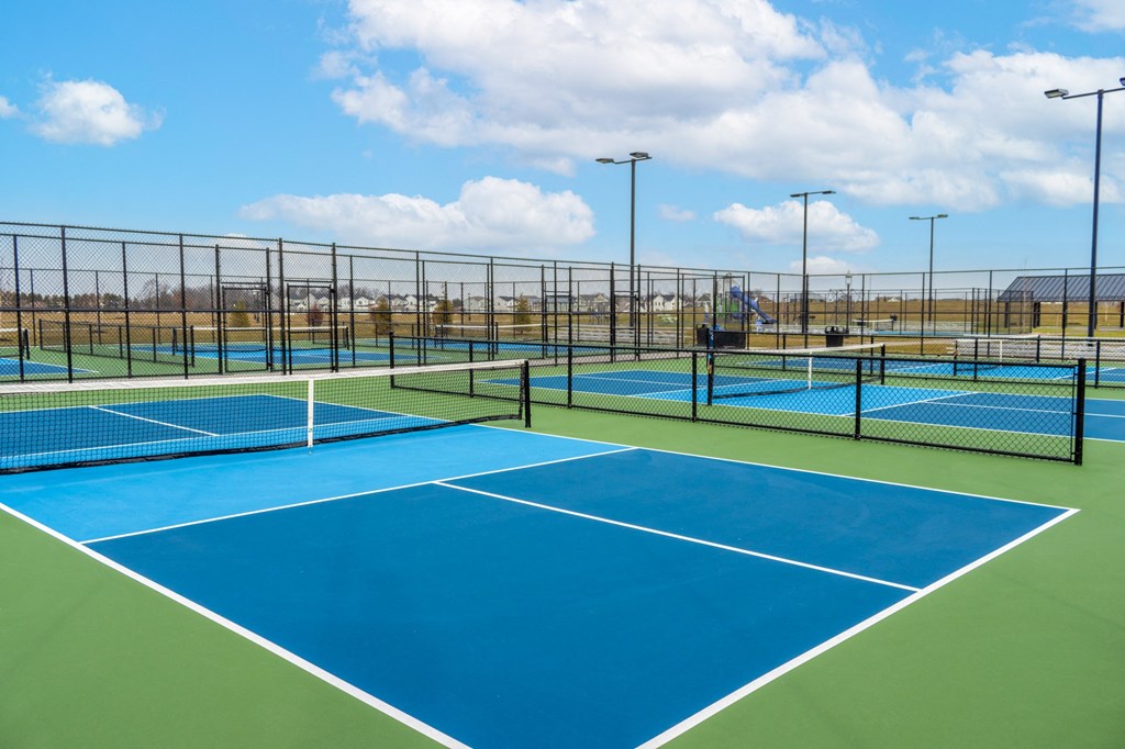 Pickleball Courts at The Strand at Beulah Townhomes