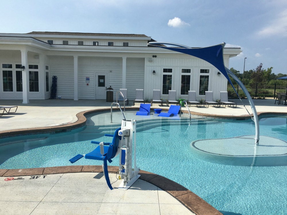 The Wendell Clubhouse Pool Exterior