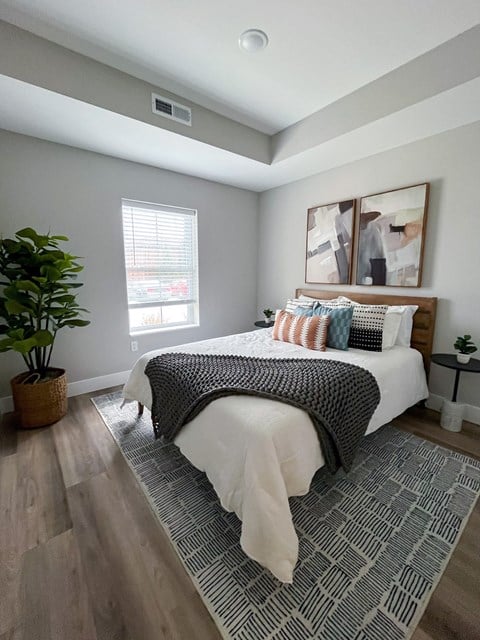 Bedroom at 43 at New Albany Luxury Apartments