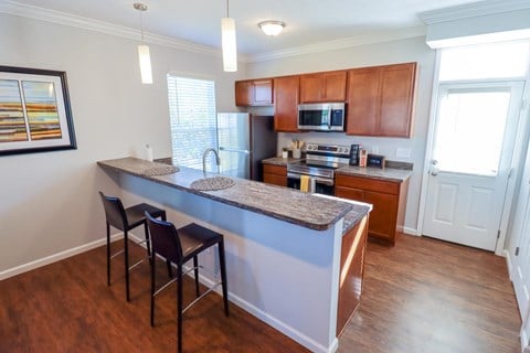 Kitchen at Cheswick Village Apartments in Powell OH