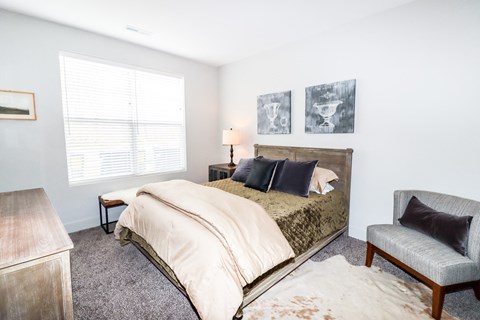 Bedroom at The Cody on Hamilton Apartments in Westerville