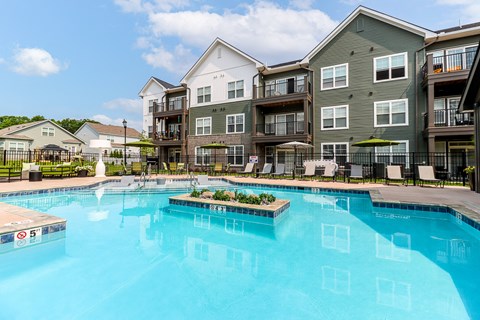 Pool at The Cody on Hamilton Apartments in Westerville