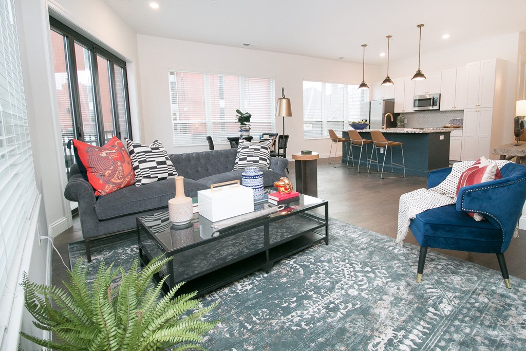 Luxe 23 open floor plan Living Room