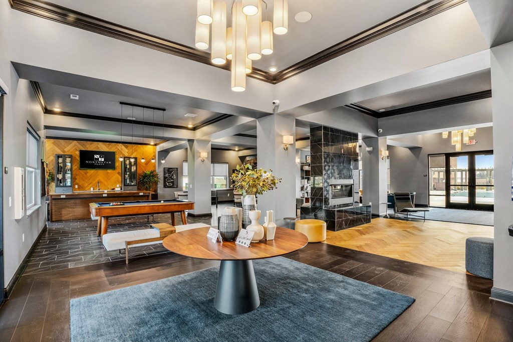 Clubhouse at Northstar Flats Apartments in Sunbury, OH