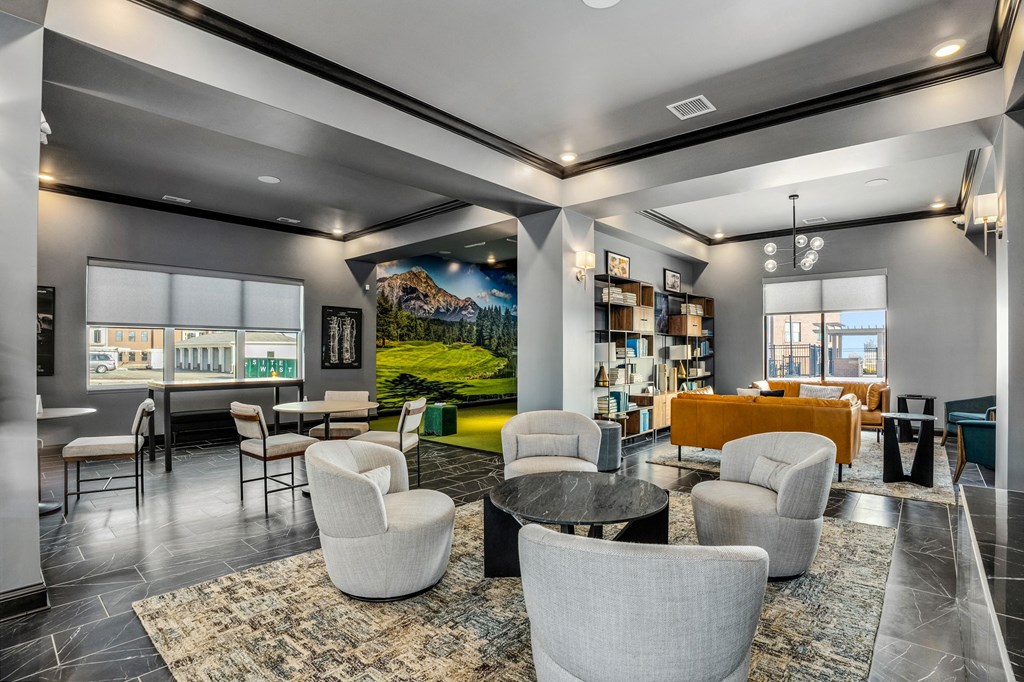 Clubhouse at Northstar Flats Apartments in Sunbury, OH