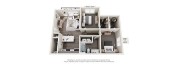 a floor plan of a 1 bedroom 978 sq ft house