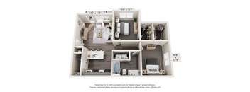 a floor plan of a 1 bedroom 978 sq ft house