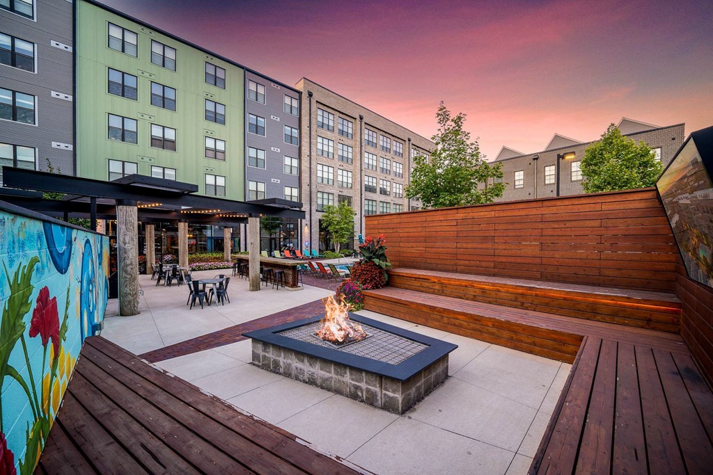 River and Rich Fire Pit