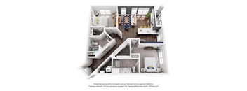 The Sancus 2 Bedroom Floor Plan