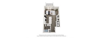 The Wayfarer Studio Floor Plan