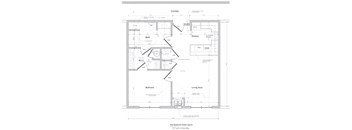 One Bedroom Floor Plan