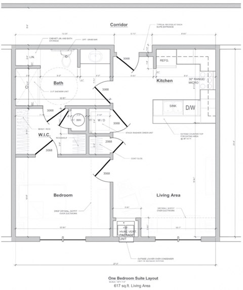 One Bedroom Floor Plan