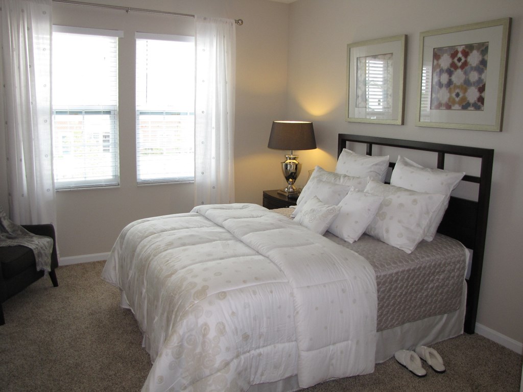 Bedroom of apartment