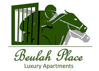a logo of a person sitting on a horse