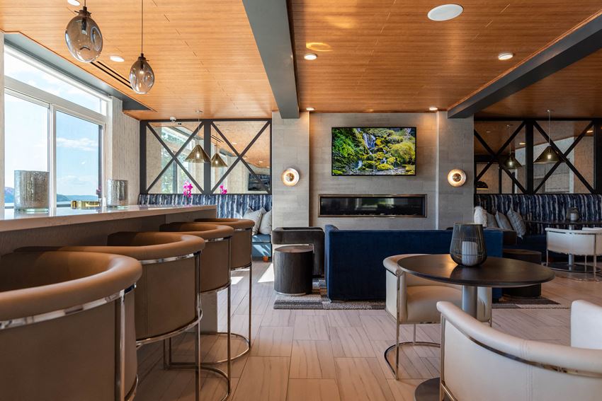 Club Lounge at Stratus on Hudson Stratus on Hudson in Yonkers Club Lounge - Photo Gallery