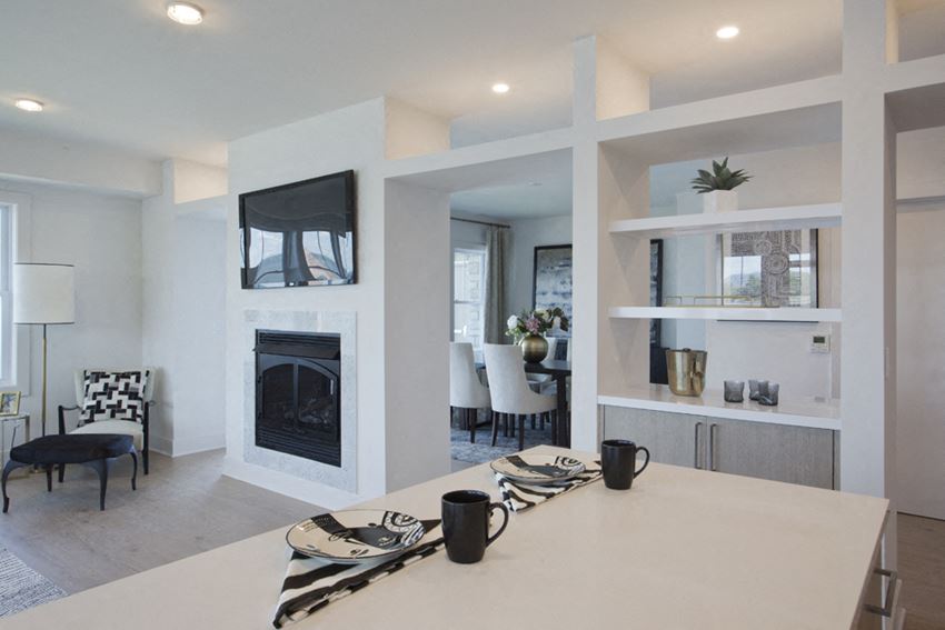 Double-Sided Gas Fireplace The Harbors Gas Fireplace