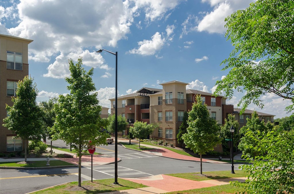 Paved walkway at Ashley Collegetown in Atlanta, Georgia