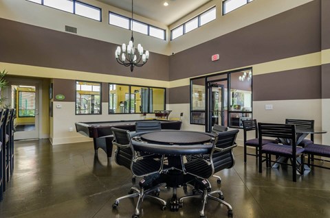 Spacious, modern club house for resident events at Ashley Collegetown in Atlanta, Georgia