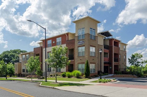 Paved walkways for convenient passage at Ashley Collegetown in Atlanta, Georgia
