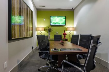 Spacious conference room Spacious, modern conference room for residents at Capitol Gateway in Atlanta, Georgia - Photo Gallery 5