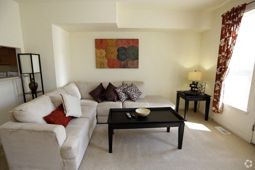 Large Living rooms at Villages at Curtis Park in Denver, Colorado