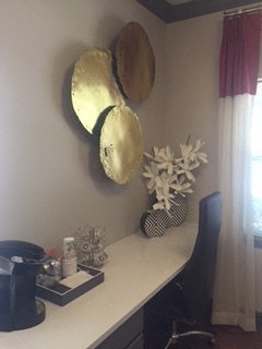 Complimentary coffee bar at Northside Plaza in Atlanta, Georgia