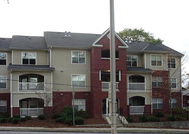 Close to the bus line at Square at Peoplestown in Atlanta, Georgia