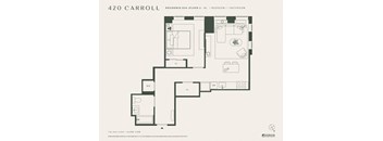 the floor plan of the condo