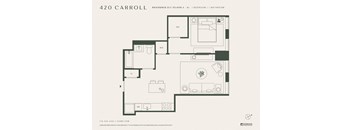 the floor plan of the apartment