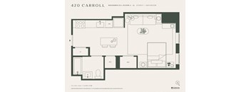 a floor plan of a modern apartment