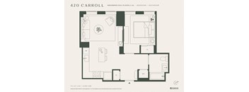 the floor plan of the apartment