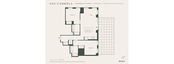 the floor plan of the apartment