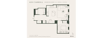 the floor plan of the apartment