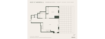 the plan of the ground floor of the apartment
