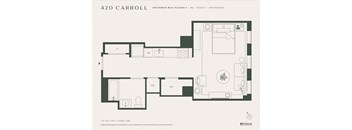 the floor plan of the apartment