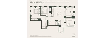 the floor plan of the condo